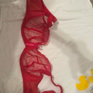 Freya Red Lace Bra Intimates